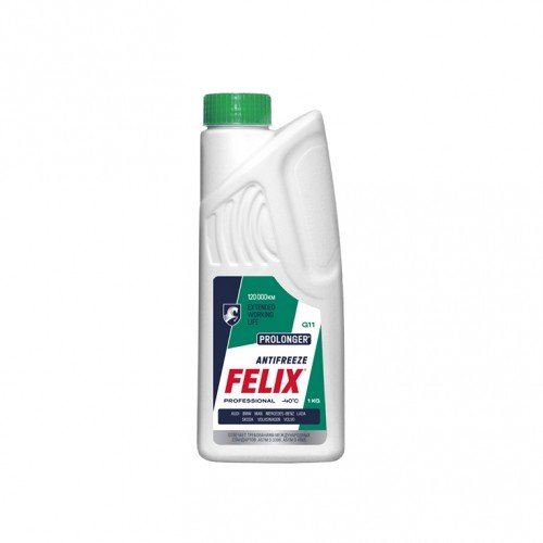 Антифриз FELIX Prolonger G11 1кг (зелён) (п.кан) 1кг