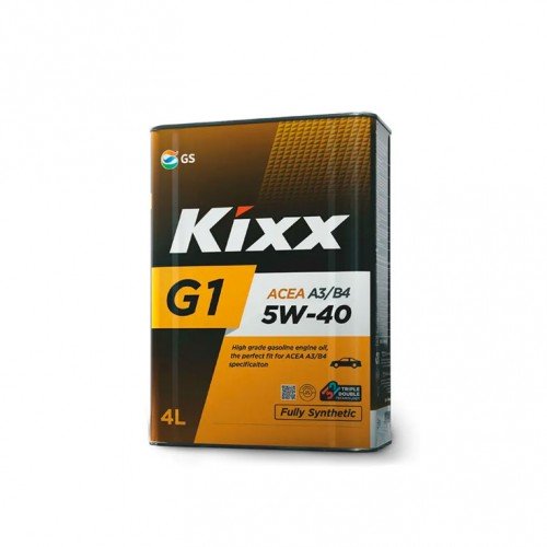 Масло моторное синтетика Kixx G1 A3/B4 5W-40 4 л.