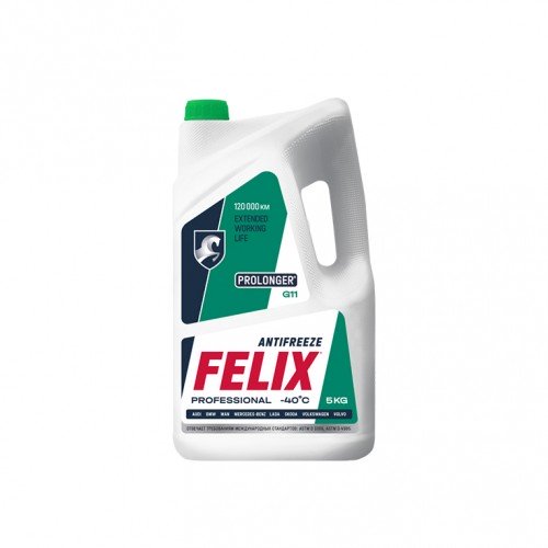 Антифриз FELIX Prolonger G11 5кг (зелён) (п.кан) 5кг
