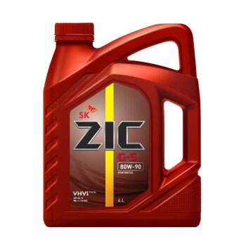 Масло ZIC МКПП полусинтетика 80W-90 GL-5 4л.
