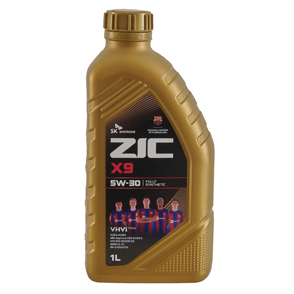  Масло моторное синтетика ZIC X9 LS 5W-30 1 л.
