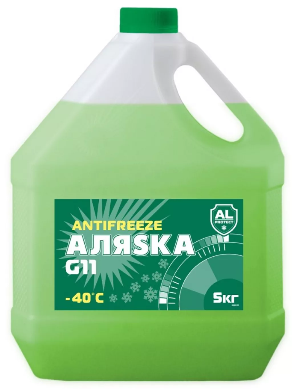 Антифриз АЛЯSKA -40 °C зеленый 5кг