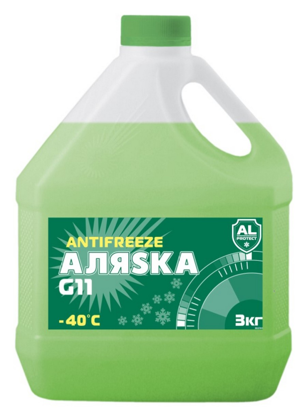 Антифриз АЛЯSKA -40 °C зеленый 3кг