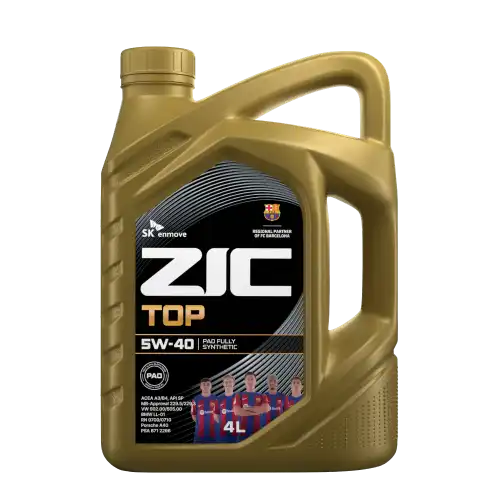 Масло моторное синтетика ZIC TOP 5W-40 4 л.