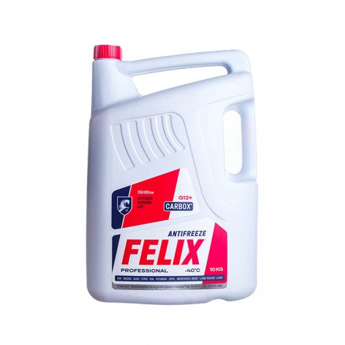 Антифриз FELIX Carbox G12+ красный 10кг в п/э кан.