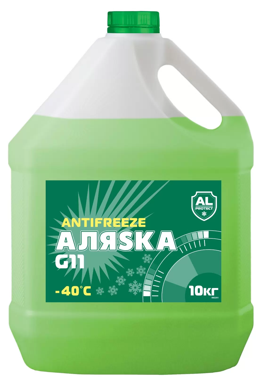 Антифриз АЛЯSKA -40 °C зеленый 10кг