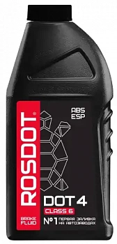 Тормозная жидкость "ROSDOT 6" в п/э бут., 455г