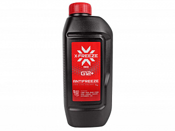  Антифриз X-Freeze G12+ красный 1кг в п/э кан.