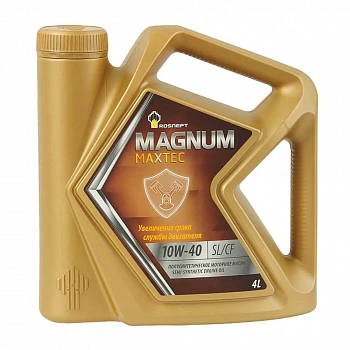  Масло моторное полусинтетика Rosneft Magnum Maxtec 10W-40 4 л
